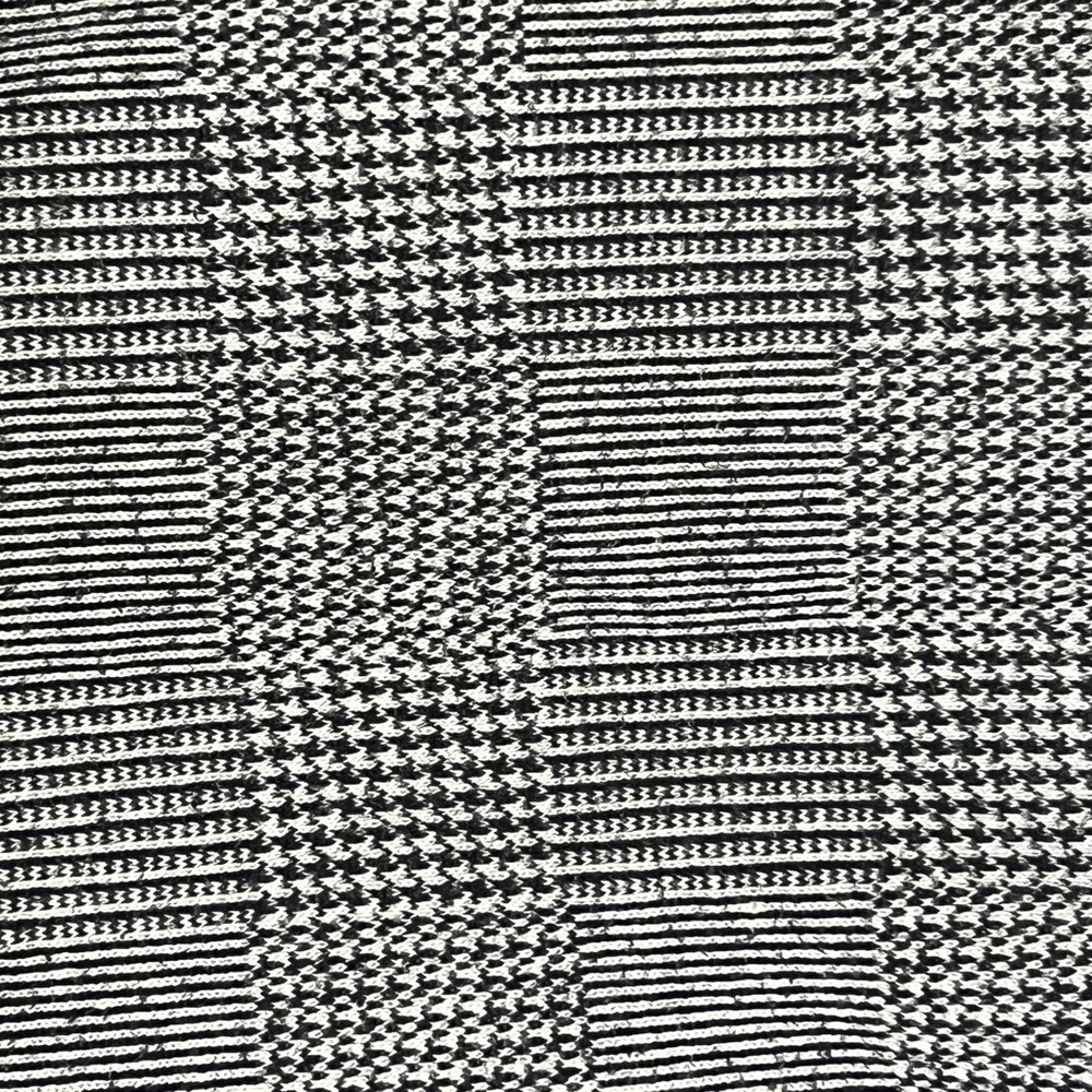 Zara Houndstooth Drawstring Pants - image 3